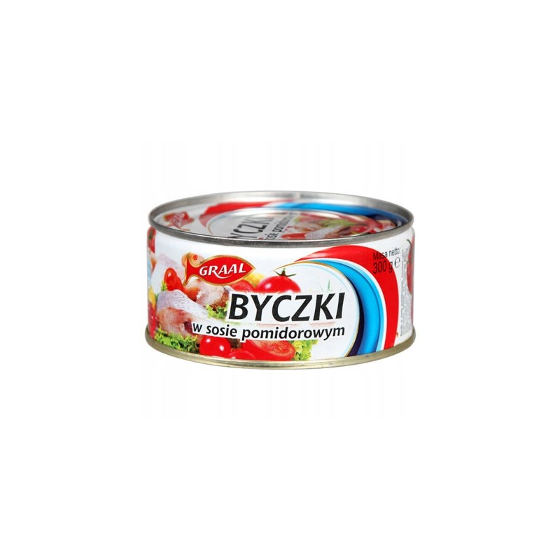 BYCZKI W SOSIE POMIDOROWYM 300G GRAAL x3 SZT