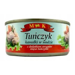 Tuńczyk kawałki w wodzie 170 g MK