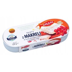 Filety z makreli w pom. z chilli 120 g Graal