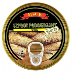 Szprot podwędzany w oleju WINTER 160 g MK 3 szt