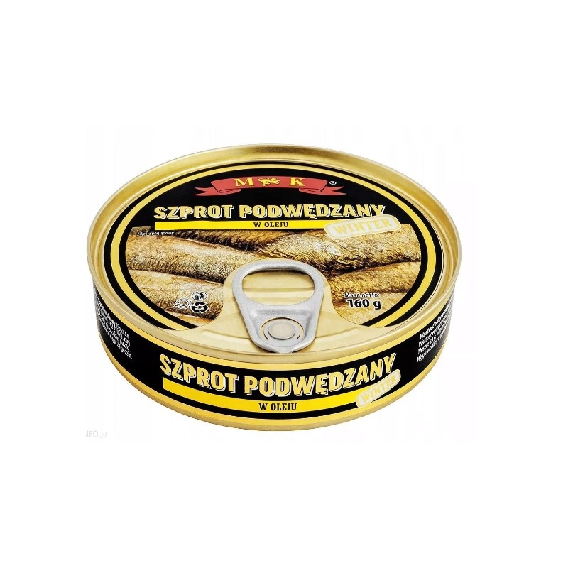 Szprot podwędzany w oleju WINTER 160 g MK 3 szt