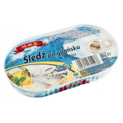 Śledź po gdańsku w oleju 170g MK 3 szt