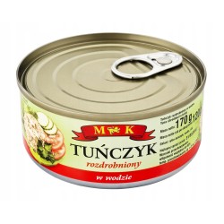 Tuńczyk rozdrobniony w wodzie 170g MK 3 szt