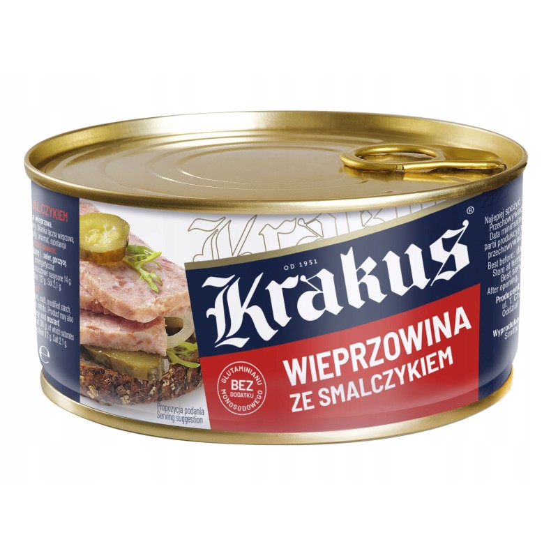 !NOWOŚĆ! WIEPRZOWINA ZE SMALCZYKIEM 300G KRAKUS