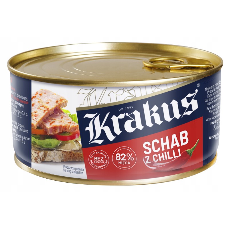 SCHAB Z CHILLI 300G KRAKUS !!! NOWOŚĆ !!! X6 SZT