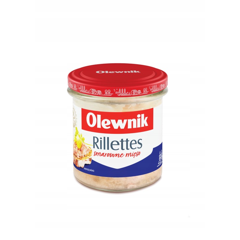 RILLETTES SMAROWNE MIĘSO 260G OLEWNIK