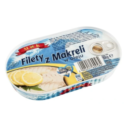 Filety z makreli w oleju 170g MK