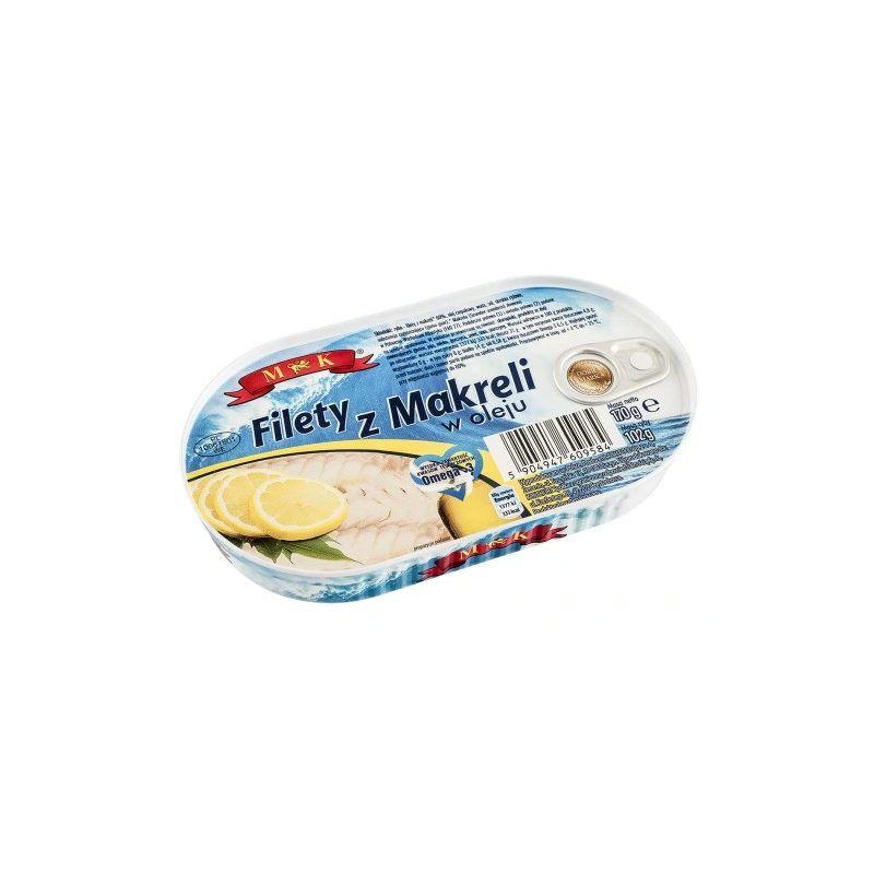 Filety z makreli w oleju 170g MK