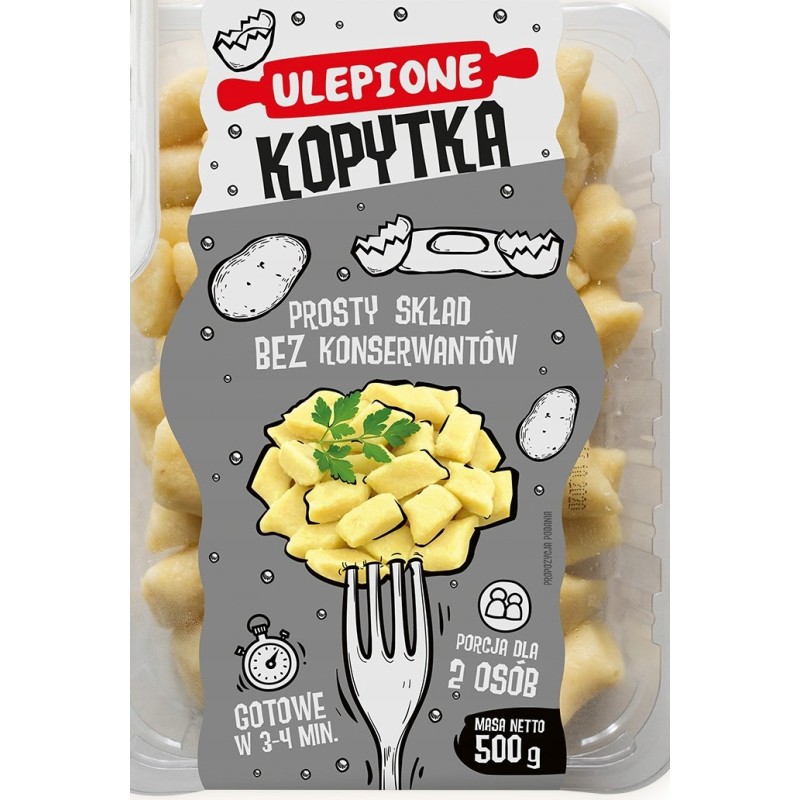 KOPYTKA ULEPIONE 400G FOODKREATOR