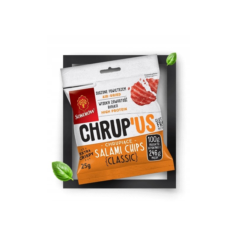 SALAMI CHIPS CHRUP'US CLASSIC 25G SOKOŁÓW