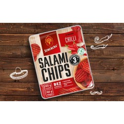 SALAMI CHIPS CHILLI 60G SOKOŁÓW