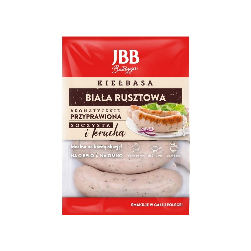 KIEŁBASA BIAŁA RUSZTOWA 650 G JBB