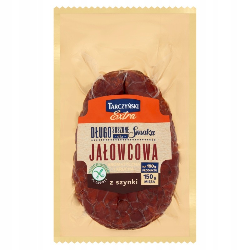 KIEŁBASA JAŁOWCOWA EXTRA Z SZYNKI 150 G TARCZYŃSKI