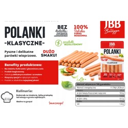 PARÓWKI POLANKI KLASYCZNE 225G JBB