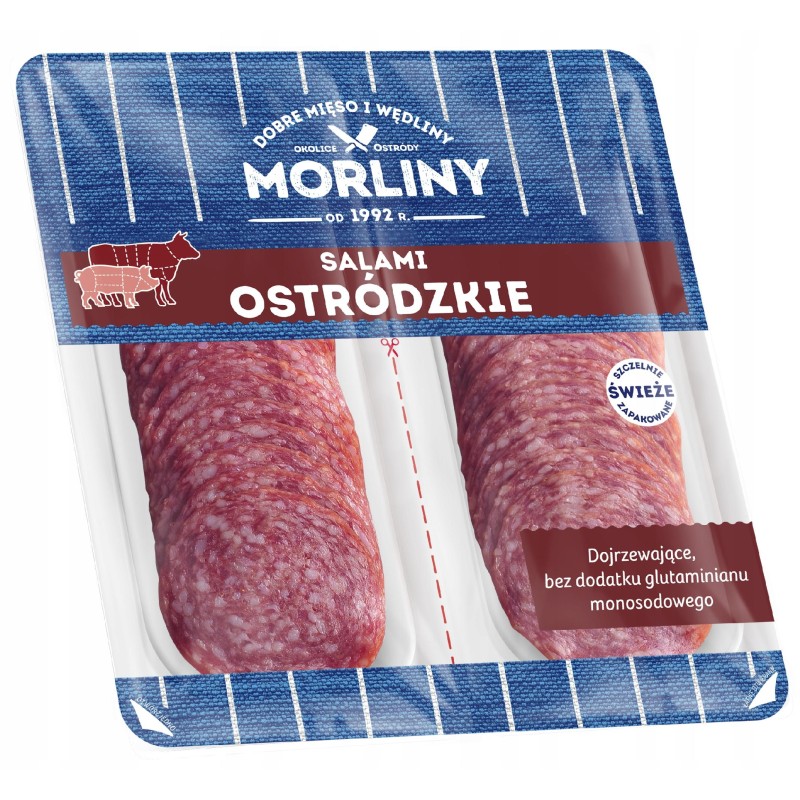 SALAMI OSTRÓDZKIE 100G MORLINY