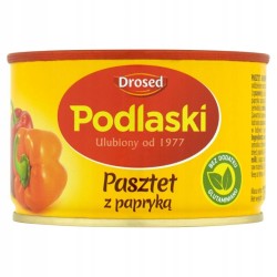 PASZTET PODLASKI DROBIOWY Z PAPRYKĄ 155G DROSED