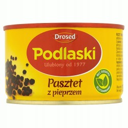 PASZTET PODLASKI DROBIOWY Z PIEPRZEM 155G DROSED