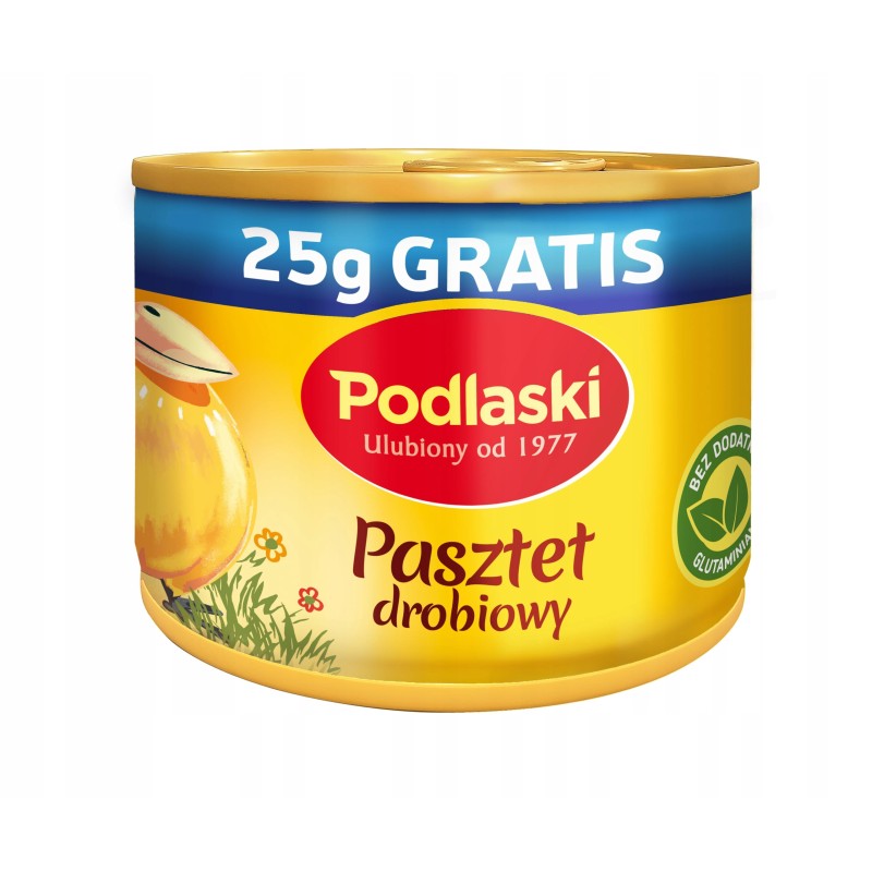 Podlaski pasztet drobiowy 155g + 25g gratis Drosed