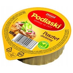 Podlaski pasztet drobiowy DROSED 100 g x 15 sztuk