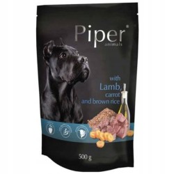 KARMA DLA PSA Z JAGNIĘCINĄ I MARCHEWKĄ PIPER 500G