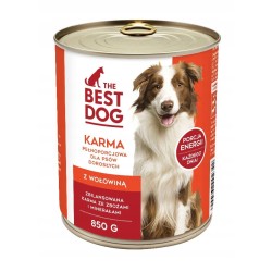 KARMA THE BEST DOG Z WOŁOWINĄ 850G SOKOŁÓW X10 SZT