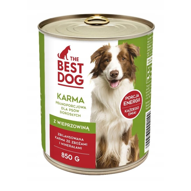 KARMA THE BEST DOG Z WIEP. 850G SOKOŁÓW x 10 SZT