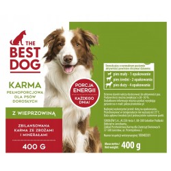 KARMA THE BEST DOG Z WIEP. 850G SOKOŁÓW X3 SZTUKI