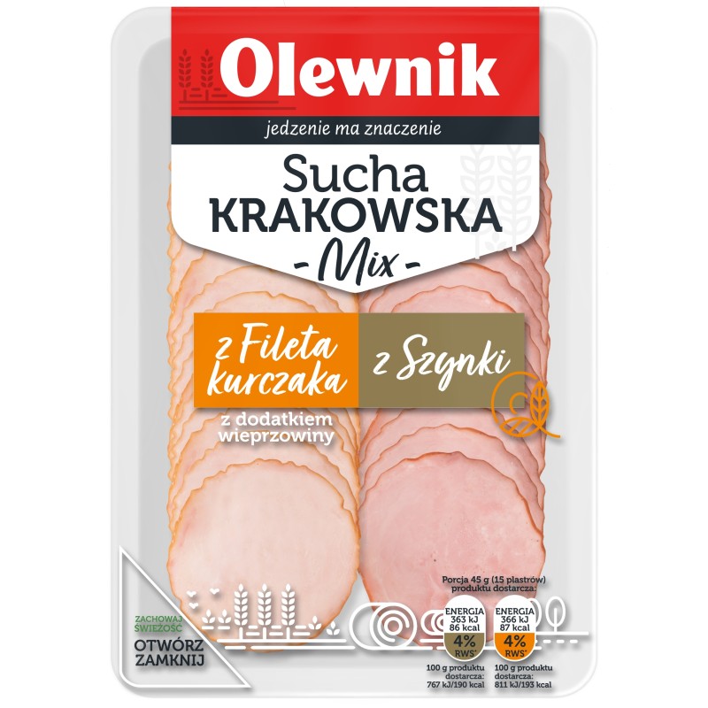 SUCHA KRAKOWSKA MIX PLASTRY 90G OLEWNIK