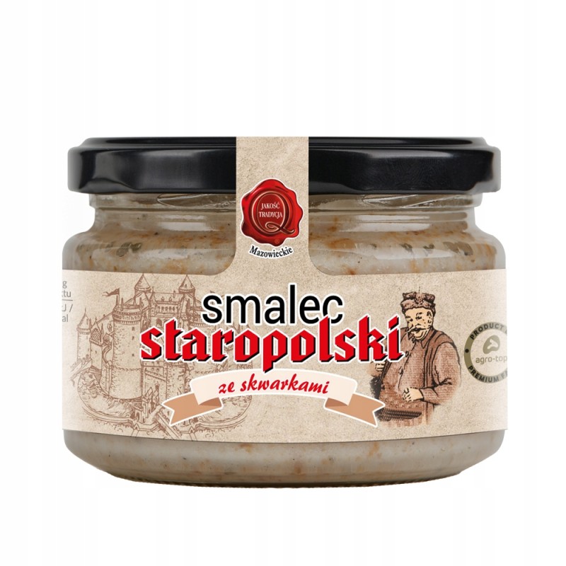 SMALEC STAROPOLSKI ZE SKWARKAMI 200 G AGRO-TOP