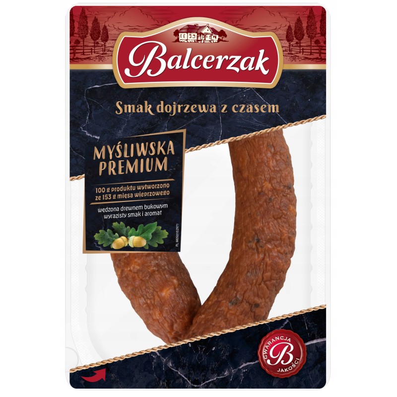 KIEŁBASA MYŚLIWSKA PREMIUM 150G BALCERZAK