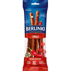 KABANOSY CHILLI PIKANTNE 85G BERLINKI