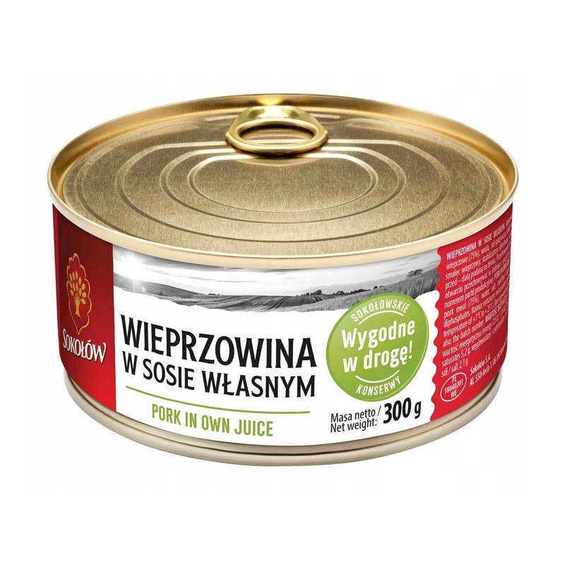 WIEPRZOWINA W SOSIE WŁASNYM 300G SOKOŁÓW