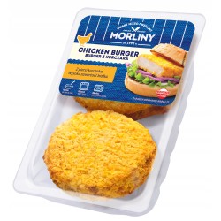 CHICKEN BURGER Z PIERSI KURCZAKA 400G MORLINY