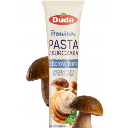 !!! NOWOŚĆ !!! PASTA Z KURCZAKA Z BOROWIKAMI KREMOWA 100G DUDA