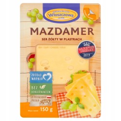 SER ŻÓŁTY MAZDAMER W PLASTRACH 150G WŁOSZCZOWA