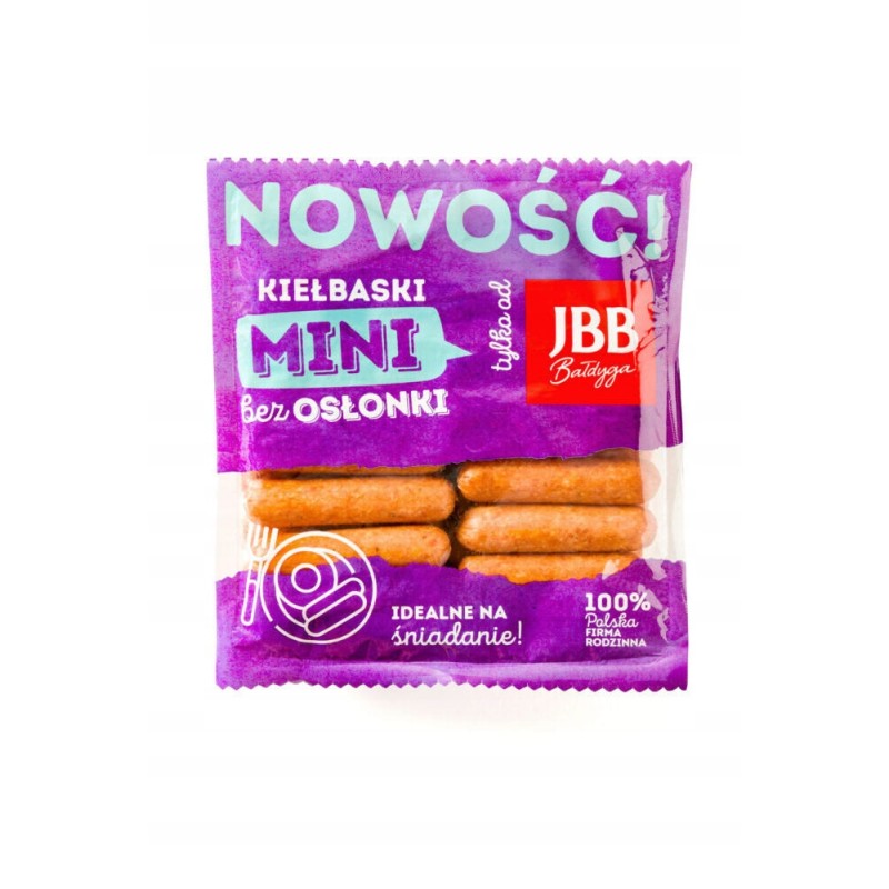 KIEŁBASKI MINI BEZ OSŁONKI 360G JBB