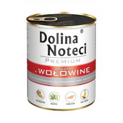 KARMA DLA PSA PREMIUM DOLINA NOTECI WOŁOWINA 800G PUSZKA