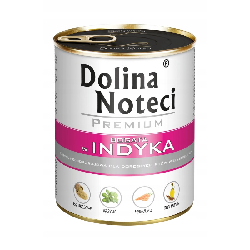 KARMA DLA PSA PREMIUM DOLINA NOTECI INDYK 800G PUSZKA