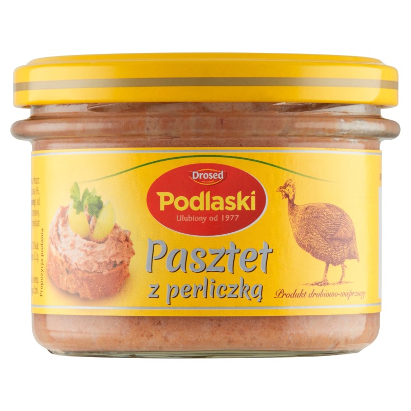 PASZTET Z PERLICZKĄ 160G DROSED