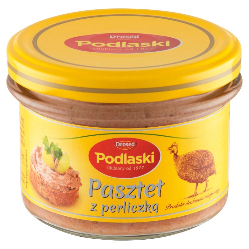 PASZTET Z PERLICZKĄ 160G DROSED