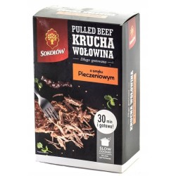 PULLED BEEF KRUCHA WOŁOWINA W SOSIE PIECZENIOWYM 550G SOKOŁÓW