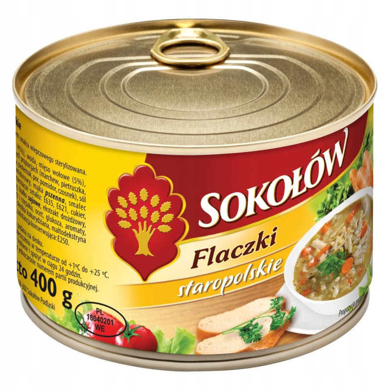 FLACZKI STAROPOLSKIE 400G SOKOŁÓW