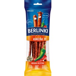 KABANOSY OSTRY KURCZAK 85G BERLINKI